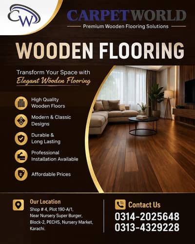 Wooden Flooring/SPC Floor/Vinyl/Wallpaper/Blinds/Laminated flooring