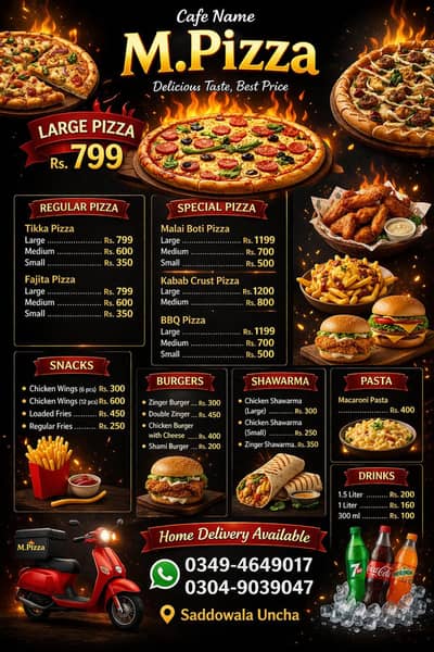 pizza kefy k argent  larky ki zarorat h