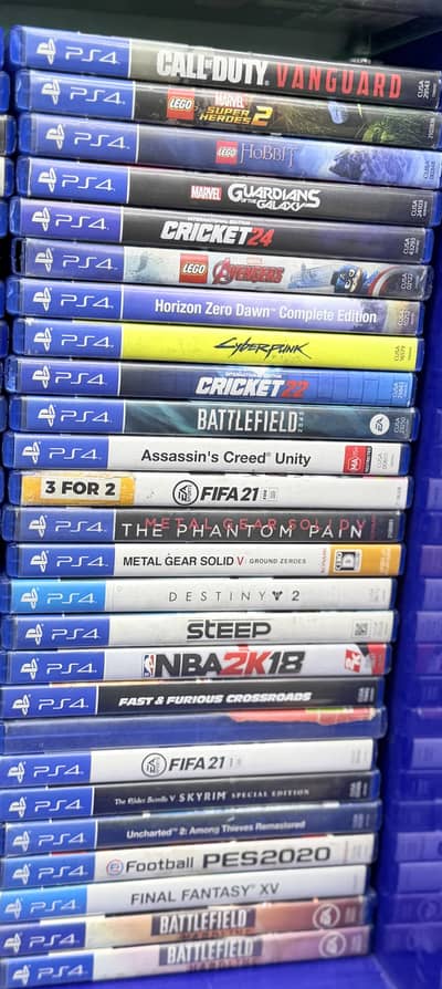 PlayStation 4 used games Available