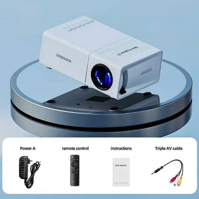 Z1 Mini Projector Full HD HDMI LED Portable White