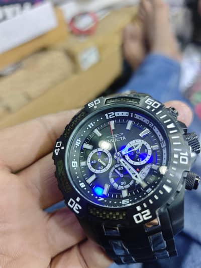invicta Choronograph  Black