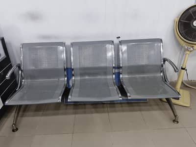 3 Seater Steel Bench