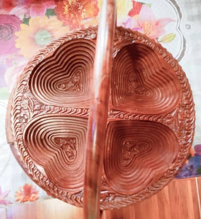 Wooden dry fruits basket