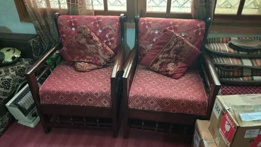 wood sofa set 5 seater
