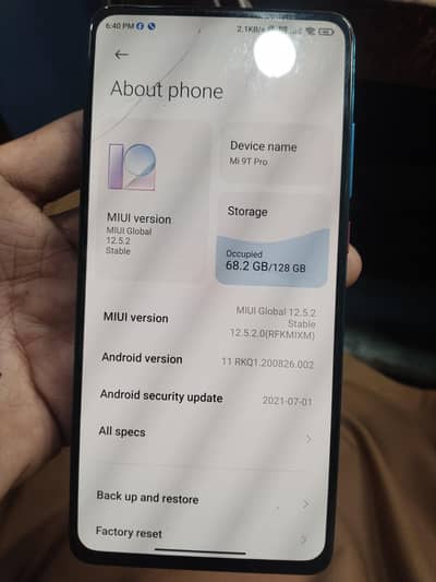 LCD screen glass brack finel 16000