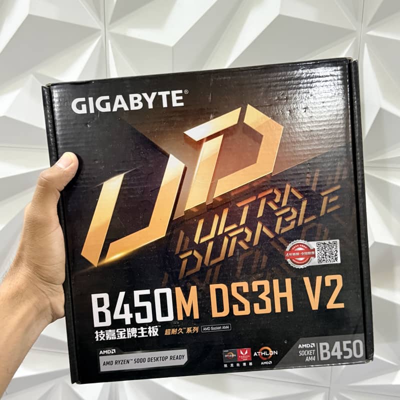 Gigabyte B450M DS3H V2 - with Box - Computer Components - 1112593376