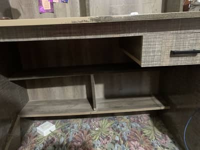 Study table Computer table with book shelf / racks