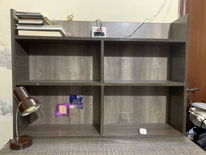 Study table Computer table with book shelf / racks 3