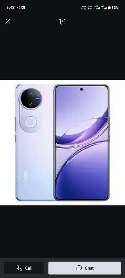 VIVO V50 5G RAM 12 ROM 512