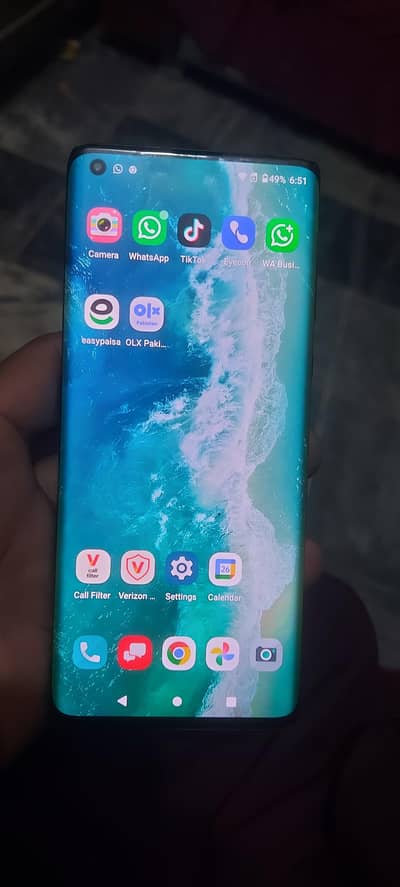 Motorola Edge plus 12/256 pta deeply ma pin dot hai  original lcd