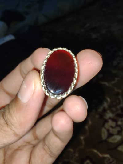 Original Irani Aqeeq stone ring