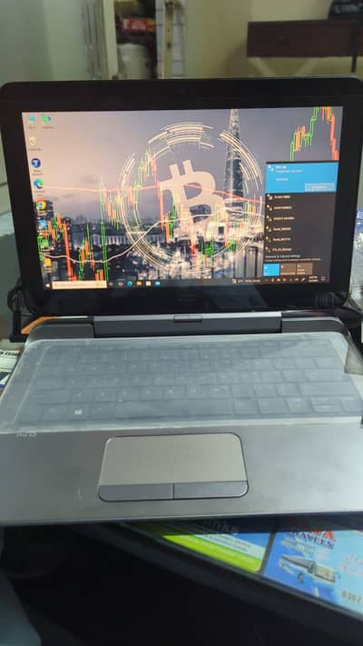 HP brand laptop touch & tipe  argent sell need money