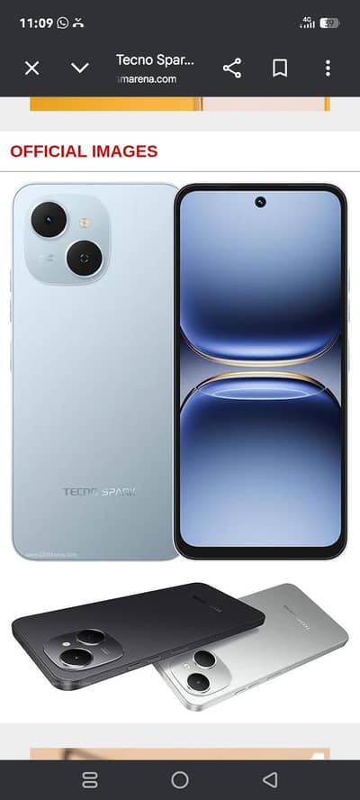 Tecno spark 40c black color