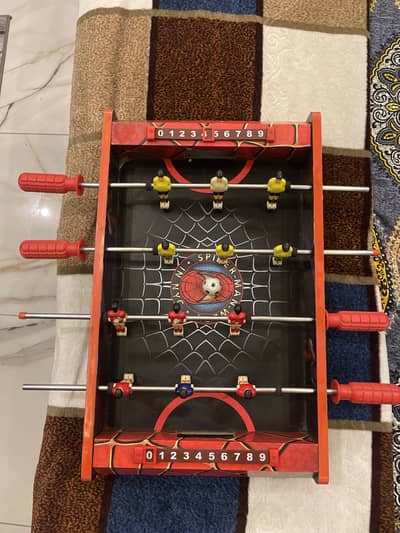 Spiderman style fooseball game for sale