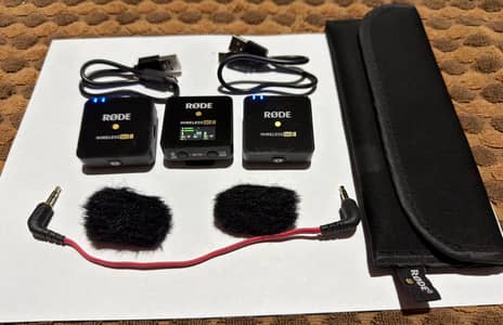 RODE Wireless GO 2 Mic (2 Person) Interviews Wireless Microphone