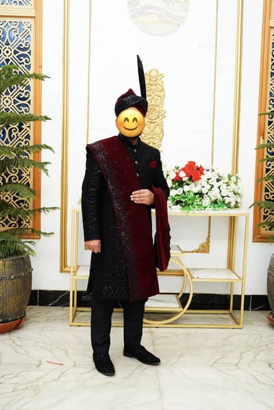 Premium Brand New Sherwani With Full Accessories, Condition 10/10