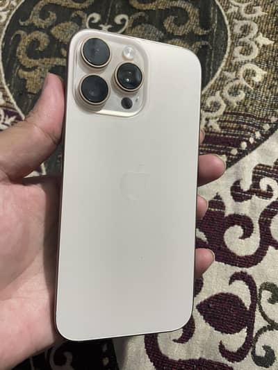 Iphone 16 Pro Max 100 health Desert Titanium