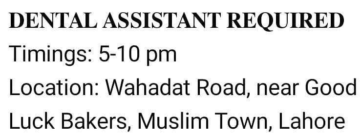 Dental Assistant