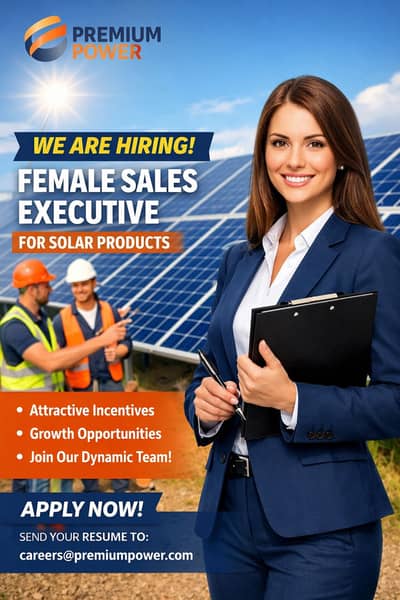 Looking for Female Sales Person for office based job