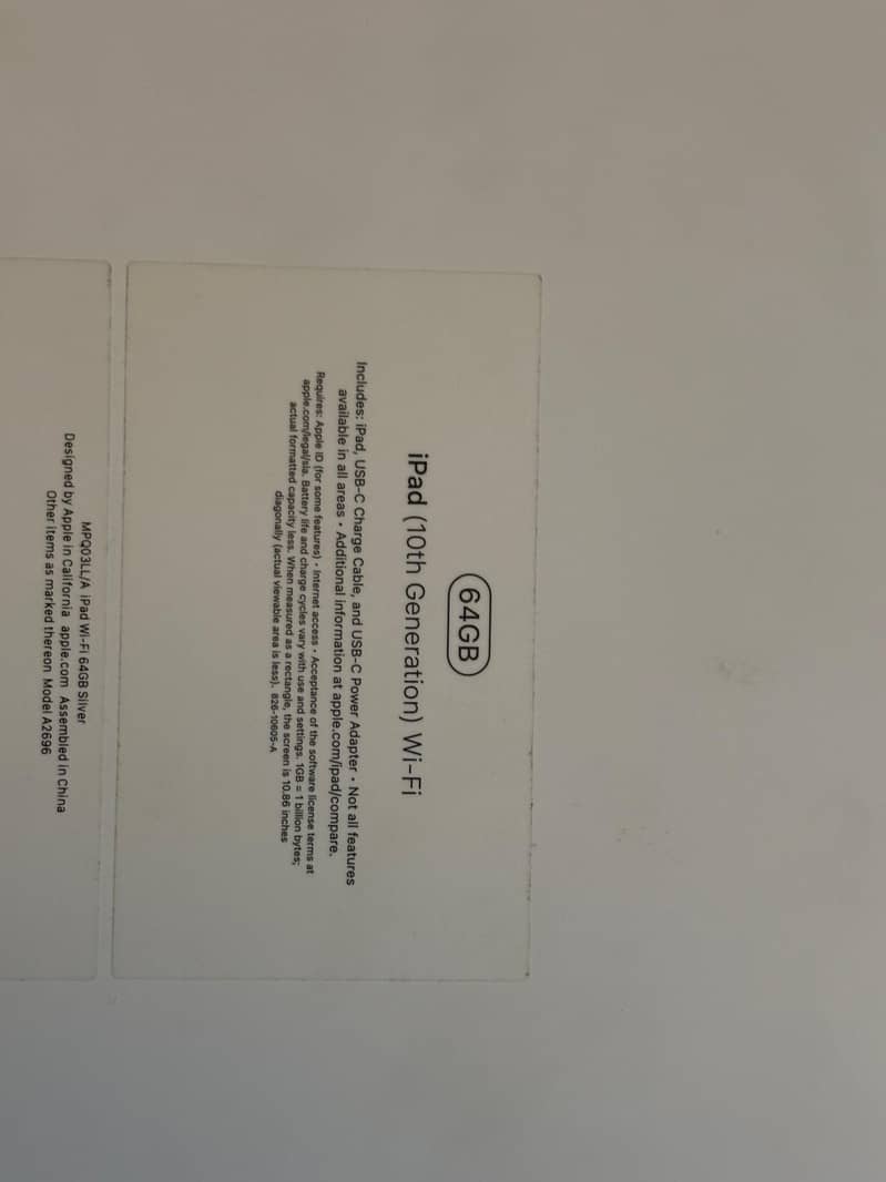 iPad 10th Generation 1