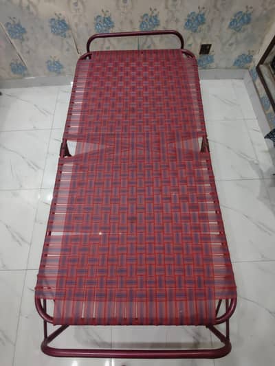 Charpai Bed Solid Folding urgent sale