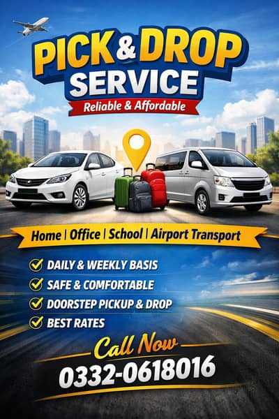 pick and drop service in lahore