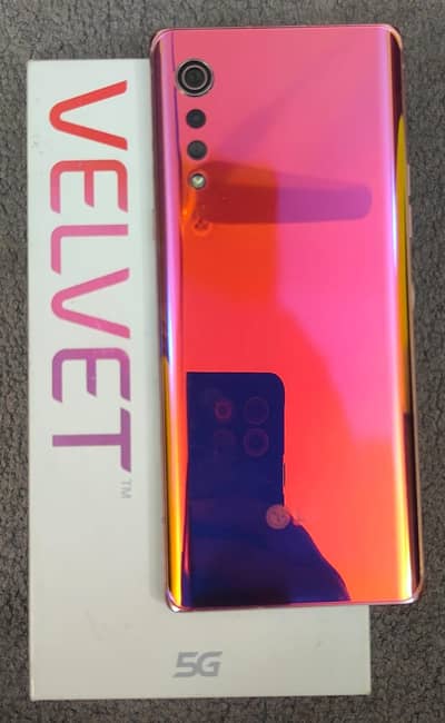 LG velvet 5g all ok with box non pta factory