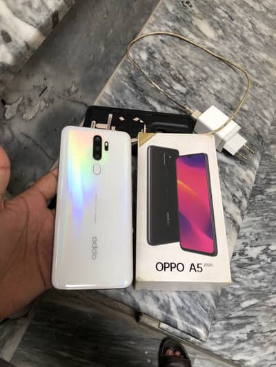 Oppo a5 2020 with box chrger original 10 by 10