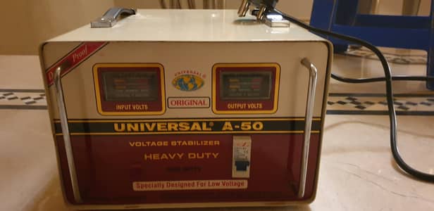 Universal A-50 5000W Stabilizer – Heavy Duty, Perfect for AC