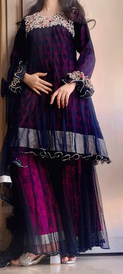 purple fancy dress 5800