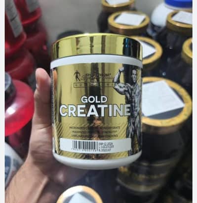 creatine and protein  all available