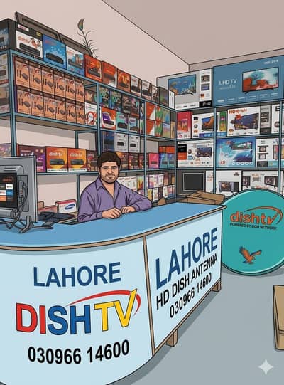hk dish antenna service installation Lahore 03096614600