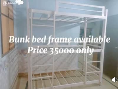 Bunk bed frame  available  for sale iron made  strong and durable.