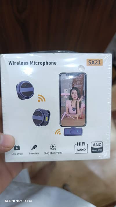 SX21 Dual Wireless Magnetic Mic