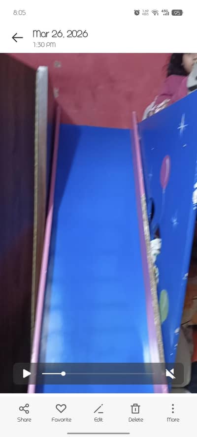 kids bunker bed with slide