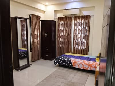 Dha Ittehad Fully Furnished Exquisite Apartment 1st Floor Lift Car Parking