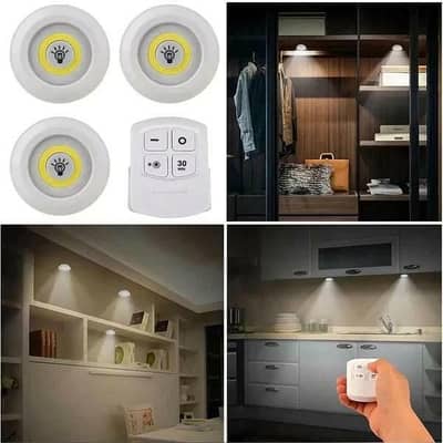 3pcs of remote control lights