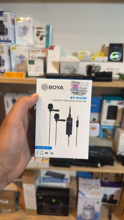 "Boya M1 Mic – Clear Audio Recording – Like New"