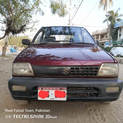 SUZUKi Mehran 2007 ac+cng urgently need sale 03182954821