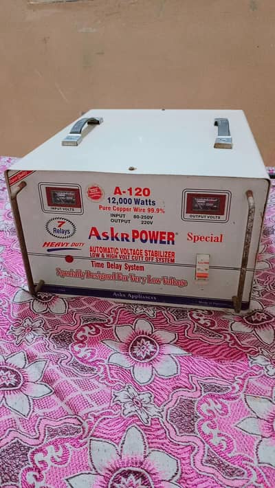 ASKR POWER A-120 12000 Watt's Stabilizer
