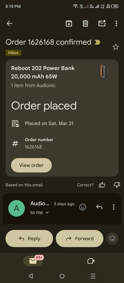 type C 1hour usedwarranty not active mismatch with old mobile  infinix