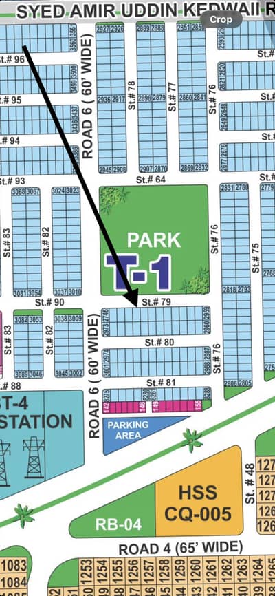 Park Facing & Developed Area Plot For Sale In Sector T - DHA Multan