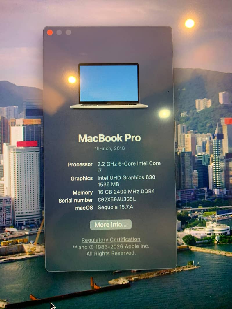 Macbook Pro 2018 1