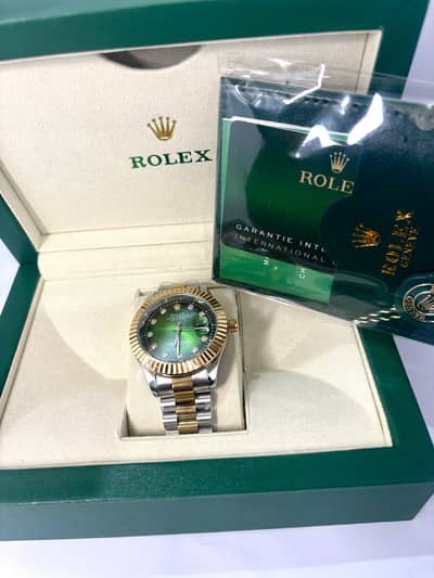 Premium Datejust Style Men’s Watch With Box – COD Available