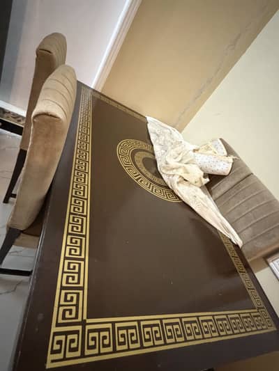 6 chairs dining table