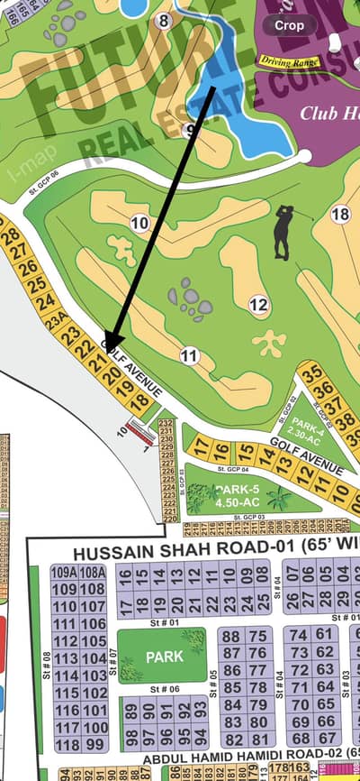 4 Kanal Plot For Sale In Rumanza Golf Course DHA Multan Single Digit