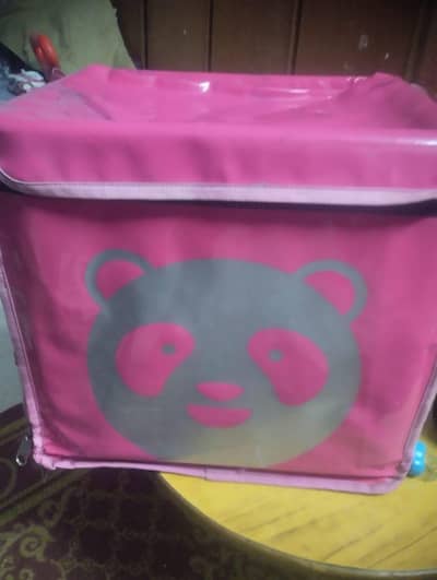 Original Foodpanda Delivery Bag - Pink Panda Logo
