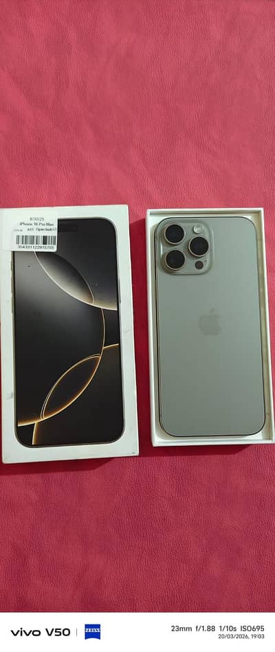 iPhone 16 Pro max (256) jv