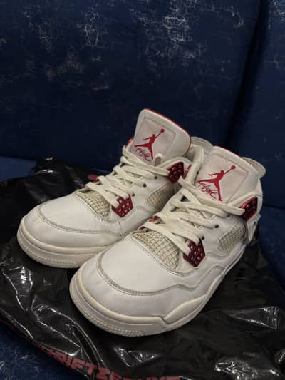 Size 8.5 - Air Jordan 4 Retro Red Metallic