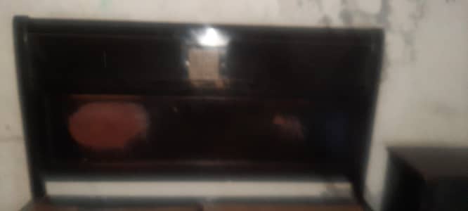 Wood plus MDF bed king sized solid structure